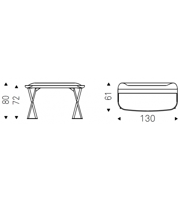 Cocoon Keramik Cattelan Italia Desk