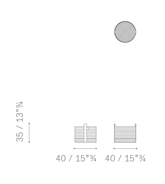 Sherazade Poltrona Frau Basket