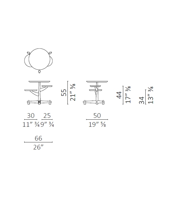 Árbol Ceccotti Table D'Appoint