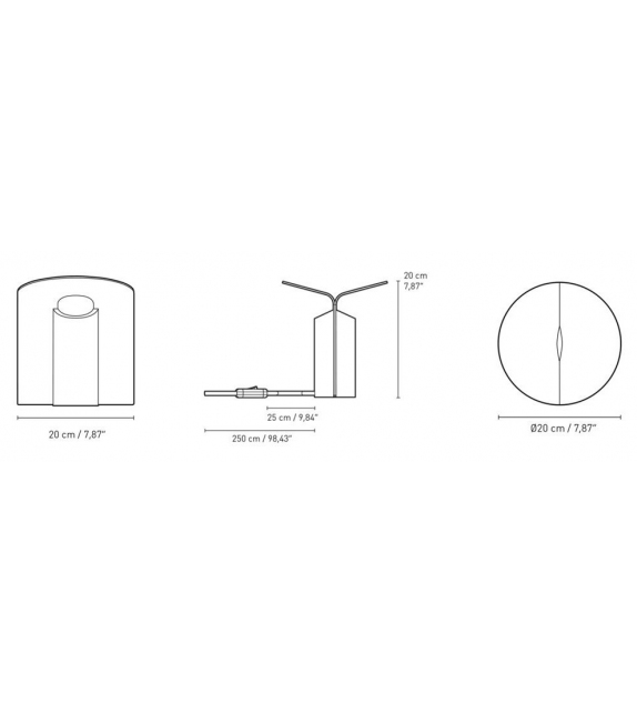 RF200 Petal Lamp Carl Hansen & Søn Tischlampe