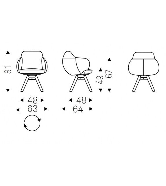 Bombè Cattelan Italia Chair