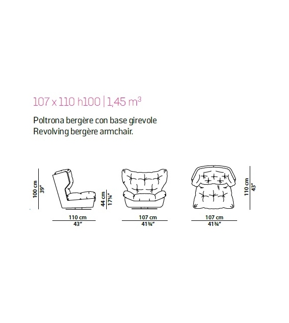 Milano Baxter Butaca Bergère