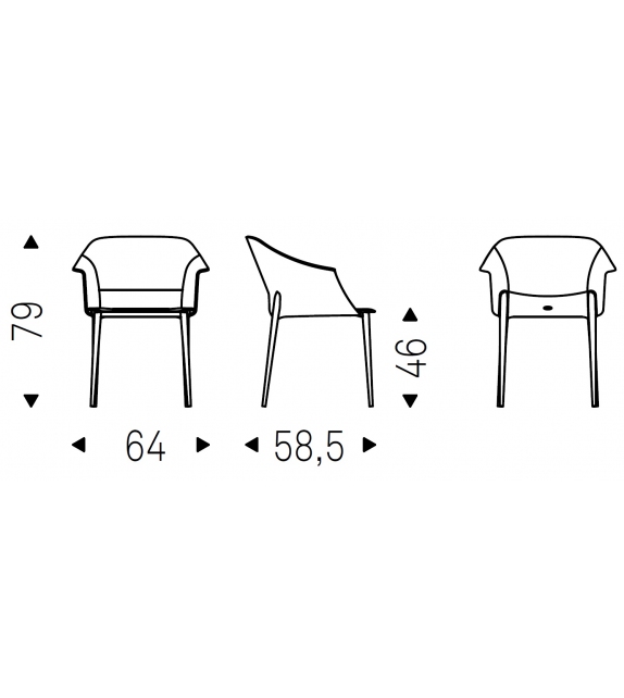Zuleika Cattelan Italia Chaise
