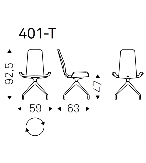 Flamingo 401-T Cattelan Italia Chaise