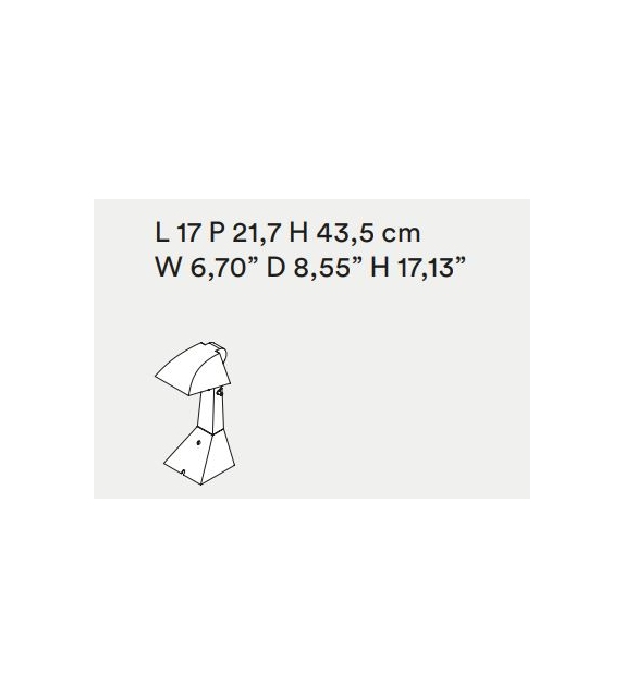 E63 Tacchini Lampe de Table