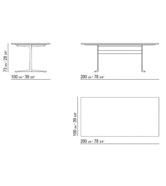 Flexform Zefiro Outdoor Table
