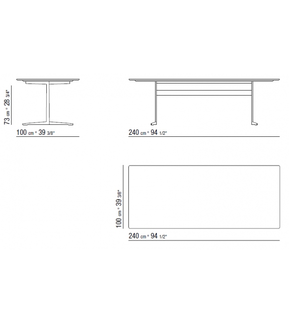 Flexform Zefiro Outdoor Table