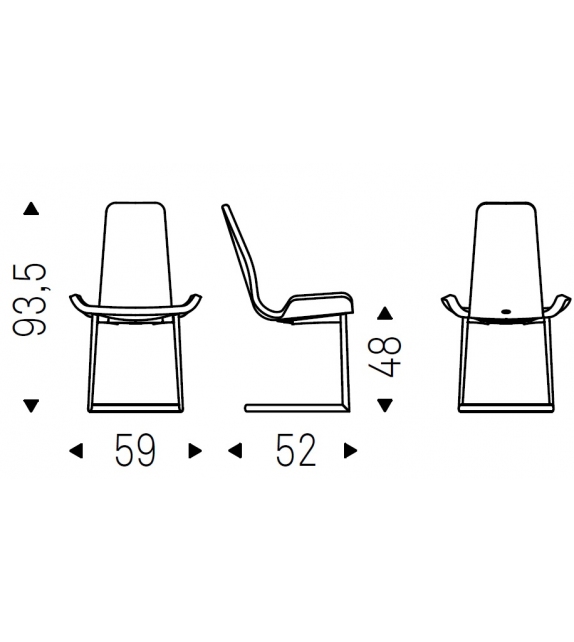 Flamingo Cantilever Cattelan Italia Chaise