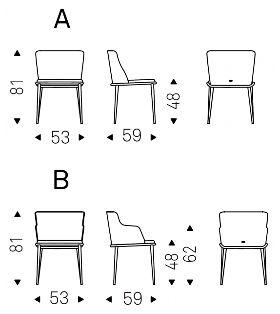 Magda ML Cattelan Italia Silla