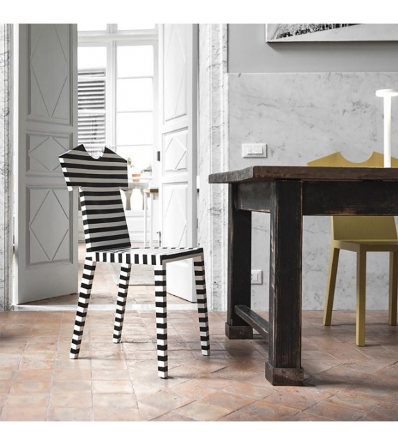 T-Chair Gestreift Stuhl Mogg