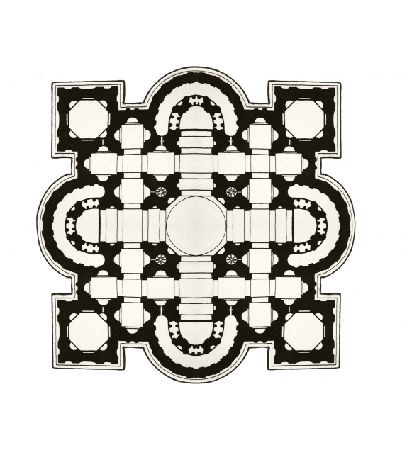 Pietro Quadratischer Teppich Mogg