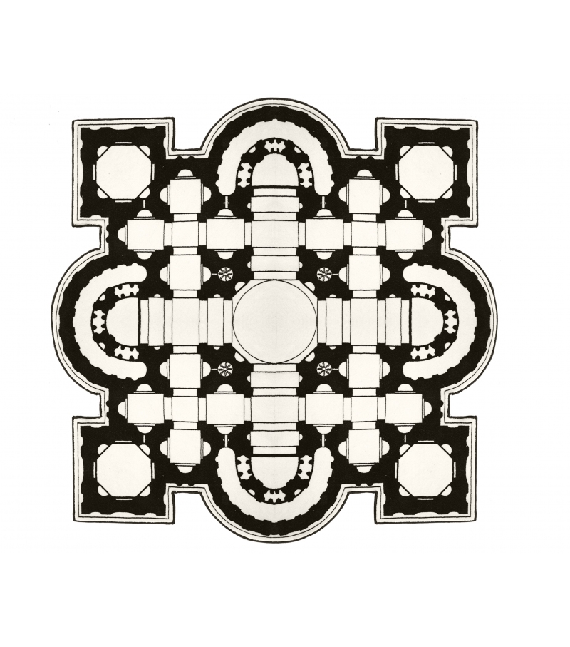 Pietro Tapis Carrée Mogg