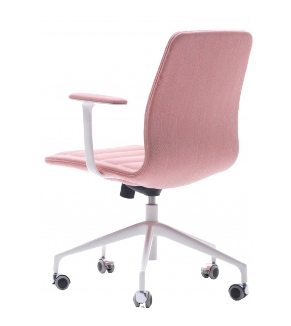 Lotus (Low) Chaise Sur Roues avec Accoudoirs Cappellini