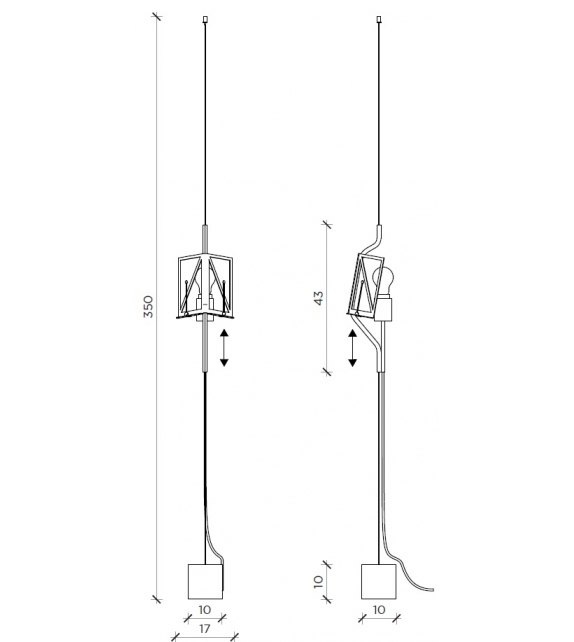 Once Upon A Light Lampada da Terra-Soffitto Mogg