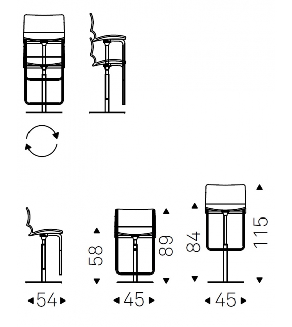 Victor Cattelan Italia Taburete