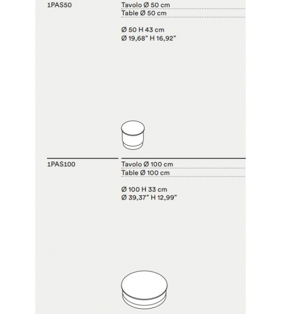 Tacchini Chill-Out Table Basse