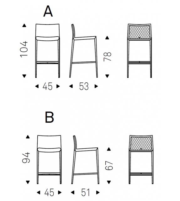 Norma Couture Cattelan Italia Sgabello