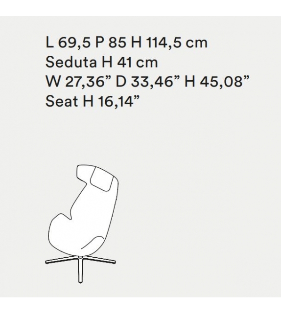 Shelter Tacchini Fauteuil