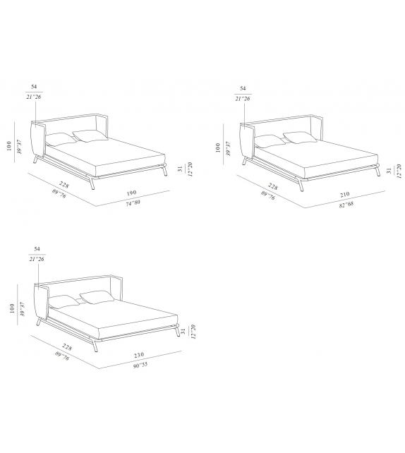 Edoardo Volant Bed Meridiani