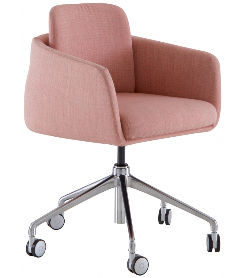 Tadao Ligne Roset Swivel Chair on Castors