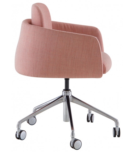 Tadao Ligne Roset Drehstuhl auf Rollen