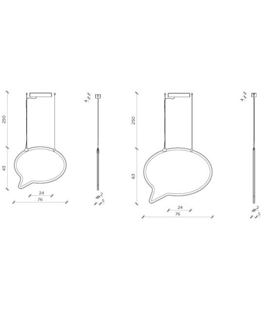 Bla Bla Mogg Hängeleuchte