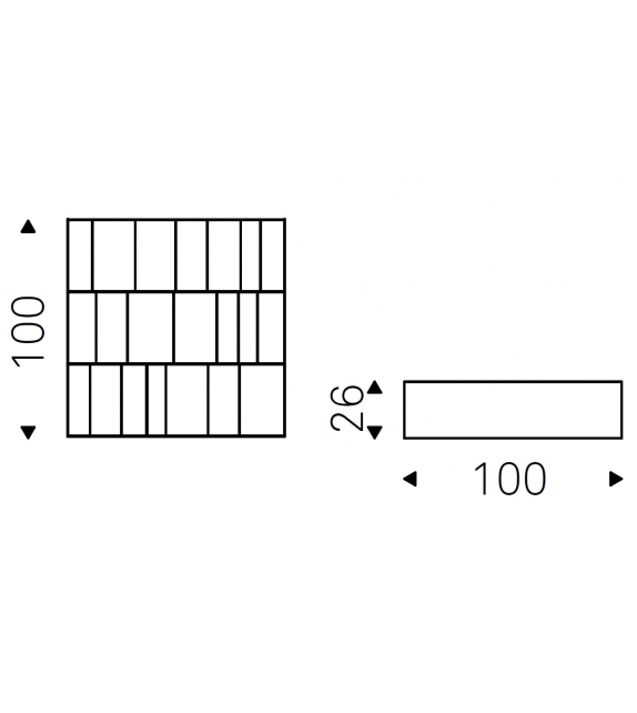 Nautilus Cattelan Italia Bücherregal