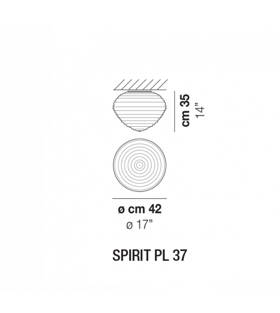 Spirit Vistosi Plafonnier