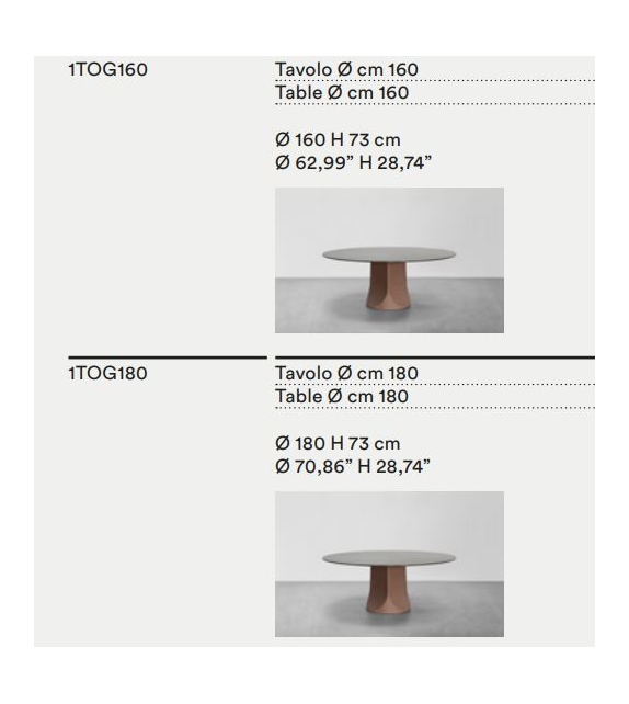 Togrul Large Tacchini Table