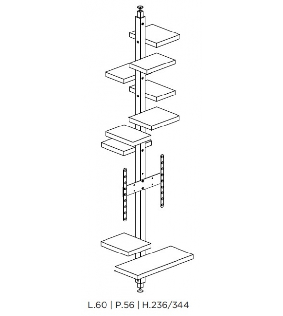 Adelaide Wood Mogg Support pour TV