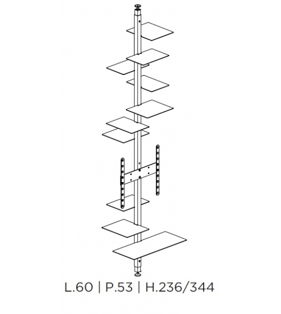 Adelaide Metal Mogg TV-Ständer