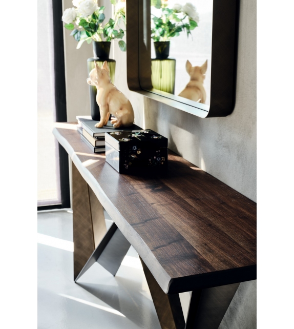 Westin Cattelan Italia Console with Wooden Top