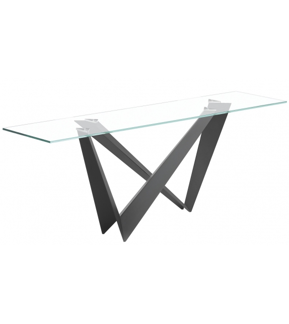 Westin Cattelan Italia Console avec Plateau en Verre