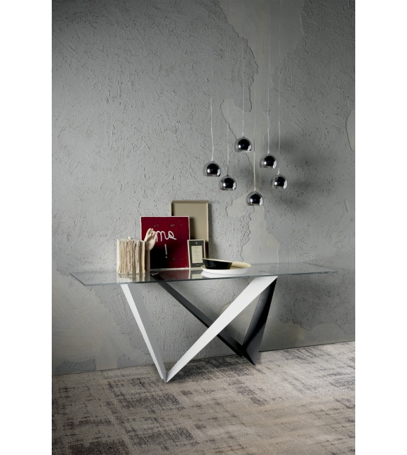 Westin Cattelan Italia Console avec Plateau en Verre