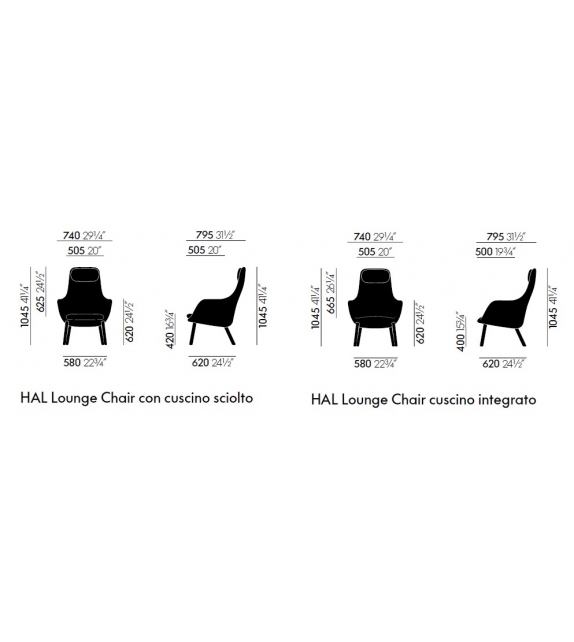 Vitra Lounge Chair HAL