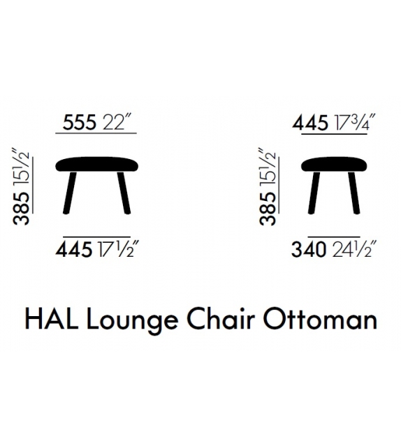 Vitra HAL Ottoman