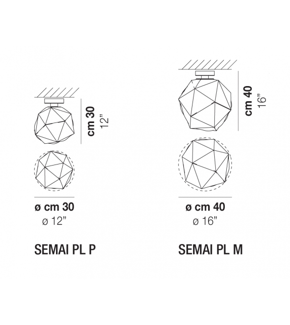 Semai Vistosi Ceiling Lamp
