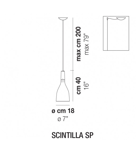 Scintilla Vistosi Pendant Lamp