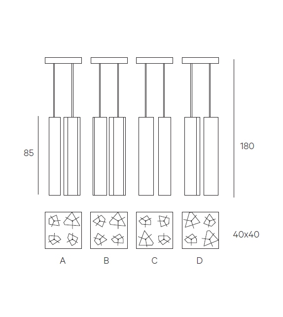 Airlight Henge Lámpara de Suspensión