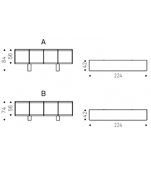 Boutique Cattelan Italia Aparador
