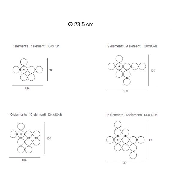 Wall Clips Henge Wandleuchte