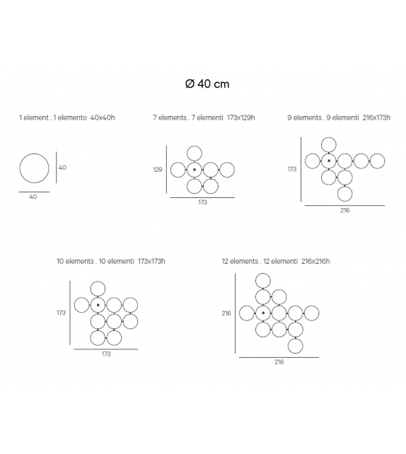 Wall Clips Henge Lampada da Parete