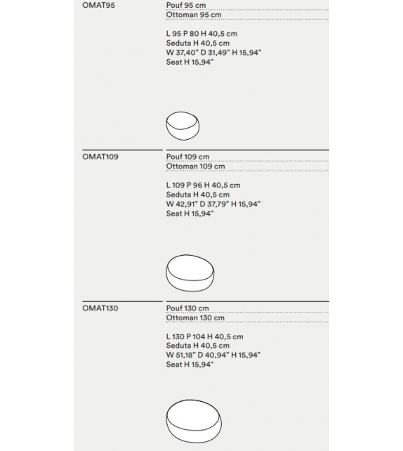 Matera Tacchini Ottoman