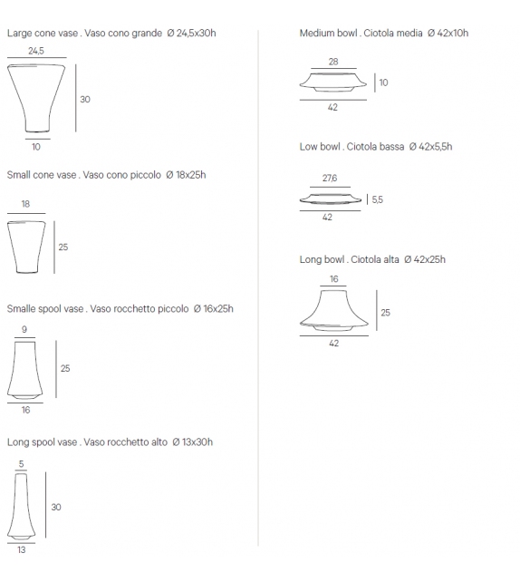 H-Vases Henge Jarrón