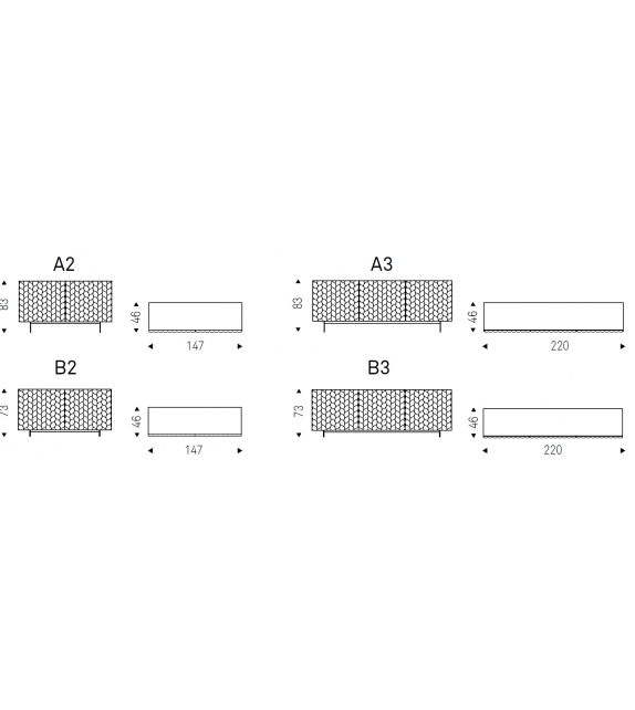 Lavander Sideboard Cattelan Italia