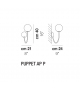 Puppet Vistosi Wall Lamp
