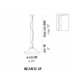 Incanto Vistosi Suspension Lamp