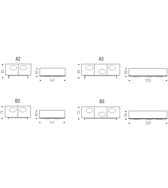 Paramount Cattelan Italia Aparador