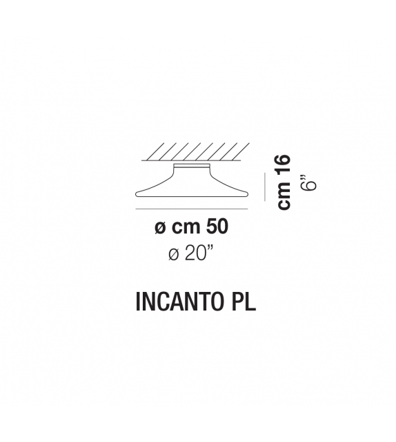 Incanto Vistosi Deckenleuchte