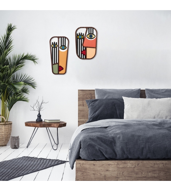 Abstrasso 7 Umasqu Wandschmuck